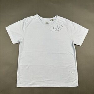 Duke's Waikiki Beach Women's Light Blue Hawaii Tee Size Large 100% Cotton